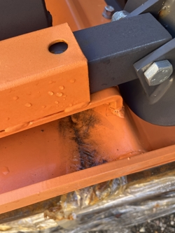 schneeschild für minibagger oder gabelstapler 200 cm mittelschwere ausführung mod ln 200 m gereviseerd 9